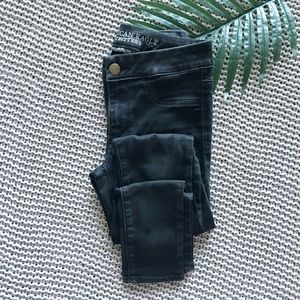 American Eagle Torn Black Extreme Legging • 0